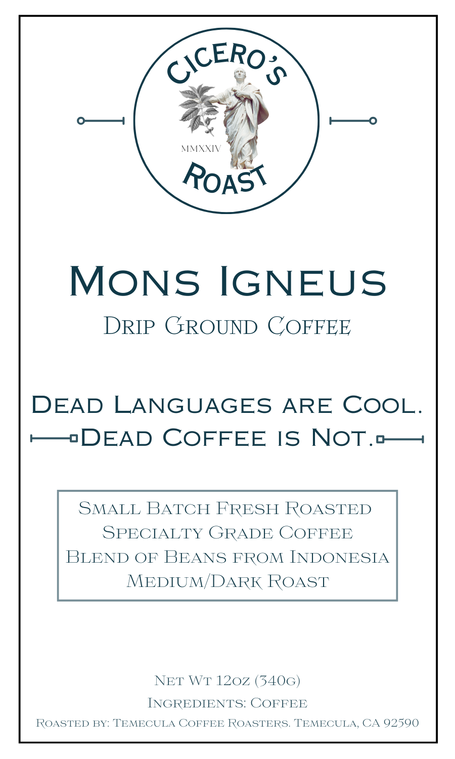 Mons Igneus - Bali (Medium/Dark Roast)