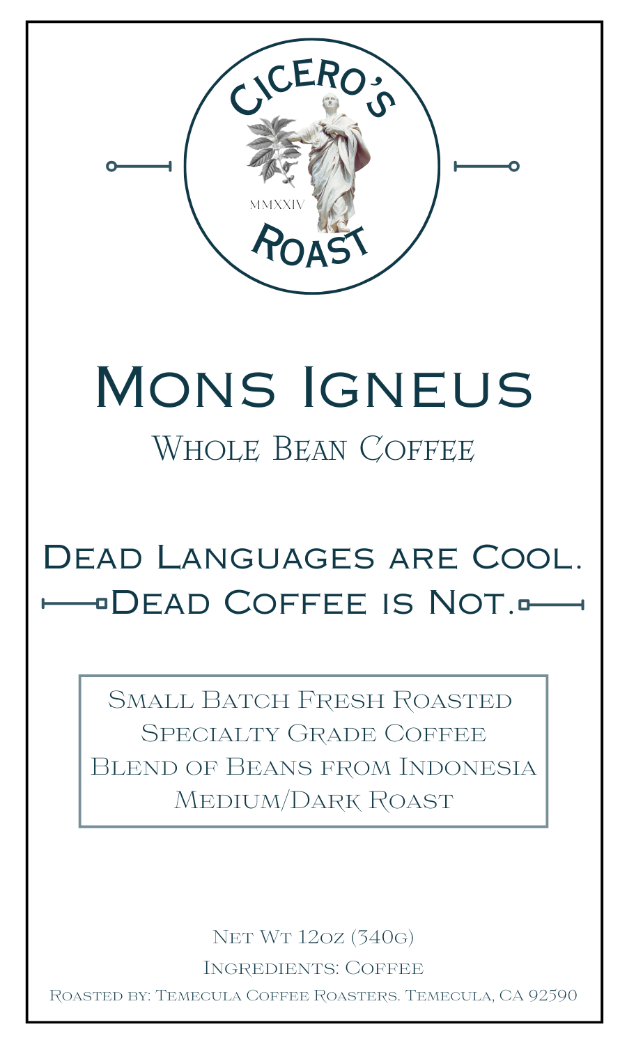 Mons Igneus - Bali (Medium/Dark Roast)